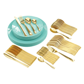 140 Piece Cascade Combo Set | Serves 20 Guests - Yom Tov Settings